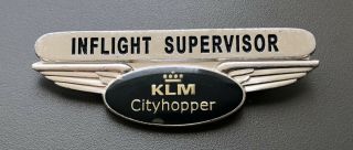 Klm Cityhopper Crew Wings - Rare