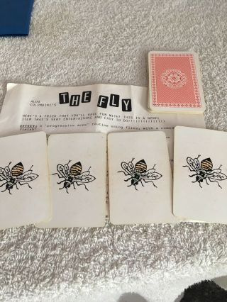 Vintage Magic Trick The Fly Comedy Card Routine Not Supreme Magic