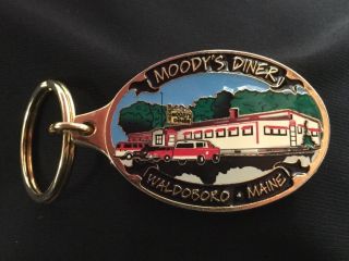 Moody’s Diner Me Key Ring Souvenir Waldoboro Maine