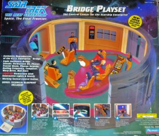 Star Trek Tng Enterprise Bridge Playset By Playmates 6013