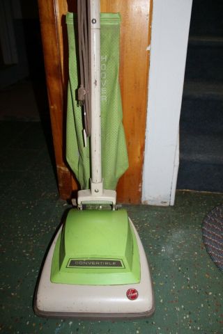 Vintage Hoover Upright Convertible Metal Base Model 1030 Vacuum Cleaner