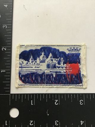 Vtg Kalmar Sweden Travel Souvenir Sew - On Patch Emblem Badge 2 2