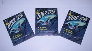 Vintage Saalfield Star Trek Tos Coloring Book 1967