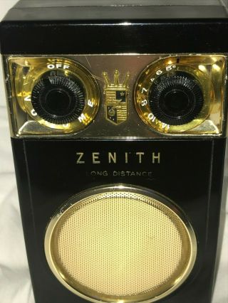 Vintage Zenith " Owl Eyes " Royal 500 Deluxe - Good Cnd.  No Cracks
