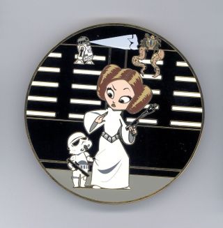 Acme Disney Star Wars Princess Leia Short Stormtrooper R2 - D2 Jumbo Le Pin