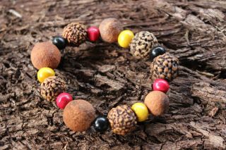 Quandong Jewellery Indigenous Aboriginal Bracelet Anklet - Munnibooa (vitality)