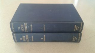 1952 The Secret Doctrine 2 Volume Book Set By H.  P.  Blavatsky Science Religion
