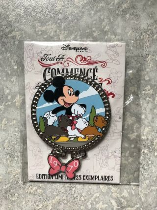 Dlp Dlrp Disney Land Paris It All Started With A Mouse Aristocats Pin Le 425