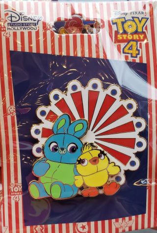 Toy Story 4 Ducky And Bunny Le 150 Surprise Pin Dsf