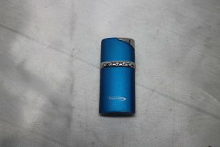 Vector - Single Flame Cigar Cigarette Refillable Lighter,  Decor Rhinestones