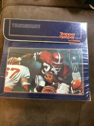 Vintage Mead Trapper Keeper Touchdown Football Sport Binder Folder Notebook
