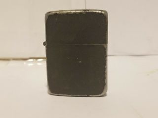 1942 - 1946 Zippo Black Crackle Lighter,  Rare Patent 203695 Three Barrel Hinge