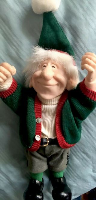 1999 Zims The Elves Themselves Christmas Elf Very Cute Retired