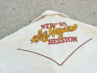 1st Nfr 1985 S / M Usa Made Hesston National Finals Rodeo Las Vegas Jacket