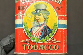 Antique Vintage Union Leader Redi Cut Tobacco Tin Pipe Cigarette Pocket Tin Box 7