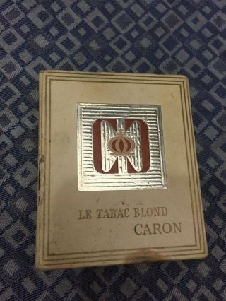 Old Vintage French Caron Tabac Blond Box