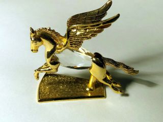 Vintage Crystal De Lites Pegasus Figurine