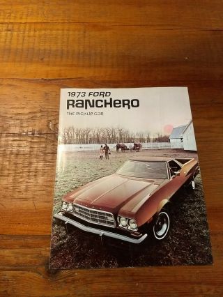 1973 Ford Ranchero Sales Brochure