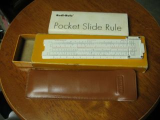 Vintage 1950’s Dietzgen 1771,  5 In Slide Rule Redi Rule W/box And Instructions