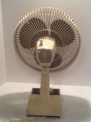 Vintage Lakewood 3 - Speed Oscillating TABLE Fan Model 1200A BOX VGC GREAT 5