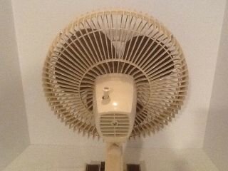 Vintage Lakewood 3 - Speed Oscillating TABLE Fan Model 1200A BOX VGC GREAT 6