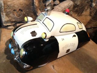 Police Car Cookie Jar Designed By Henry Cavanagh Car 24 Pop Art