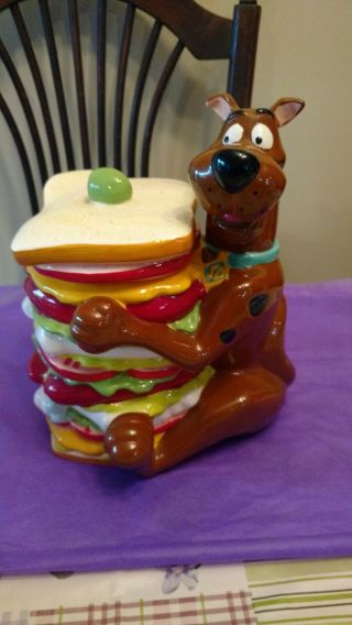 Scooby - Doo Sandwich Cookie Jar Warner Bros.  Hanna - Barbera 9.  75 "