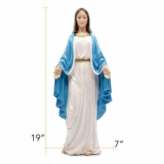 Ct Discount Store Our Lady Of Grace Blessed Virgin Mary Statue Indoor Outdoor De