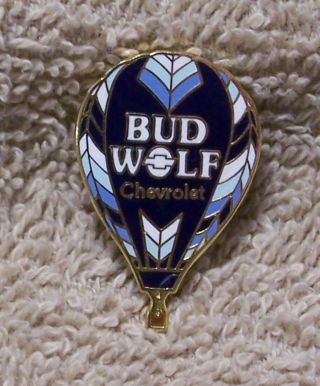 Bud Wolf Chevrolet Balloon Pin