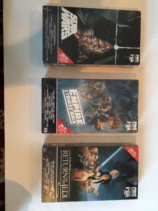 IT’S STAR WARS Rare 1st Trilogy VHS 10 Year Anniversary.  1977 - 1987 3 - Tape VHS 2