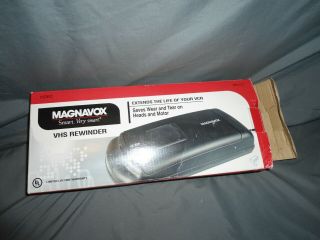 Magnavox Vhs Video Cassette Tape Vcr Rewinder M - 61117 Pre Owned