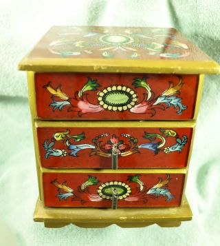 Hand Painted Box From Peru