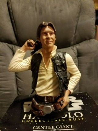 Star Wars Gentle Giant 2005 Han Solo 5,  242 / 8,  000 Collectible Mini Bust