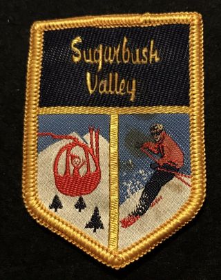 Sugarbush Valley Skiing Ski Patch Vermont Vt Resort Souvenir Travel Small Stain