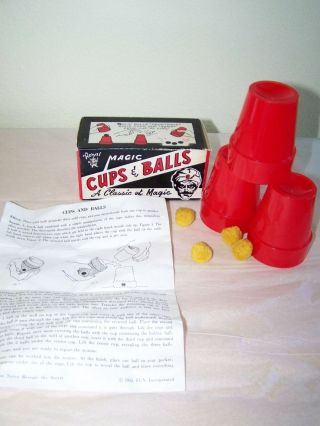 Vintage Royal Magic Cups And Balls Set Looks Complete 2