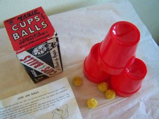 Vintage Royal Magic Cups And Balls Set Looks Complete 4