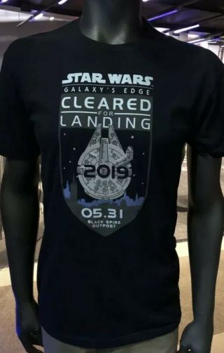 Star Wars Galaxy’s Edge Ap T - Shirt Size Medium Opening Day Disney