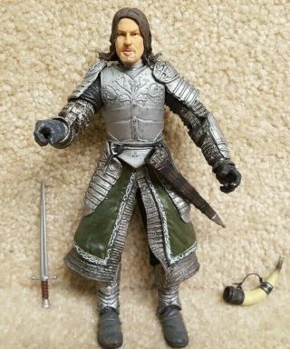 Toybiz Lord Of The Rings Lotr The Two Towers Boromir Captain Of Gondor Complete