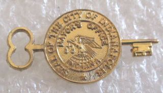 Seal Of The City Of Indianapolis,  Indiana - Mayors Office Key Pin