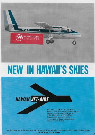 Hawaiian Jet Aire De Havilland Twin Otter 808 