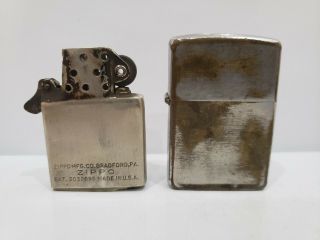 Vintage Zippo Lighter Pat.  2032695 / & Inserts