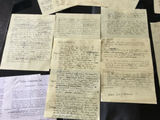 “THE SURVIVAL SERIES: BLACK HISTORY” 1978 Brock Peters Handwritten Documents 5