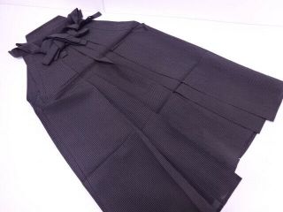 74731 Japanese Kimono / Vintage Mens Andon Hakama (skirt Type) For Summer / St