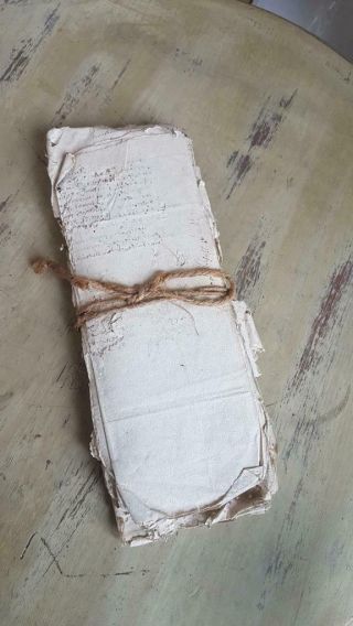 Rare 17thc Antique French Notaire Parchment Legal Documents & Calligraphy C.  1664