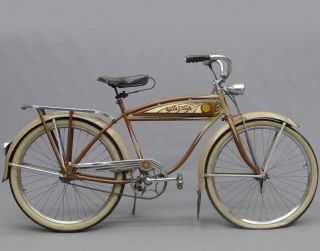 Vintage Bicycle History Schwinn Autocycle 11 X 14 " Photo Print