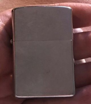 Vintage Zippo Lighter Brush Finish
