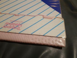 Vintage Mead Trapper Keeper Notebook Binder 29096 blue,  pink,  paper cover w/wear 4
