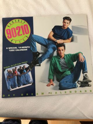 Beverly Hills 90210 14 Month 1992 Calendar Shannen Doherty Luke Perry Jason Pri