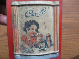 Antique CHILDS wall Mount Coffee Grinder Rare 5