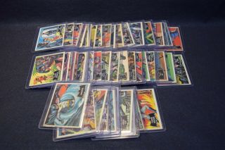 1966 Topps Batman Black Bat Complete 55 Card Set